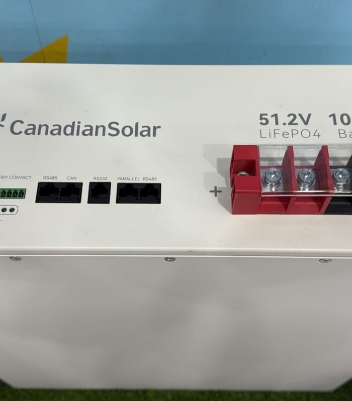 48V Canadian Solar 51.2v 100ah - 5 Years Rep Warranty